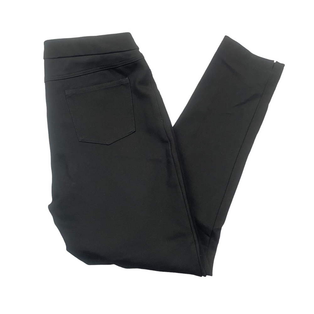 Soft‎ Surroundings Women Pants Medium Black Pull On Skinny Tapered Ankle Pockets